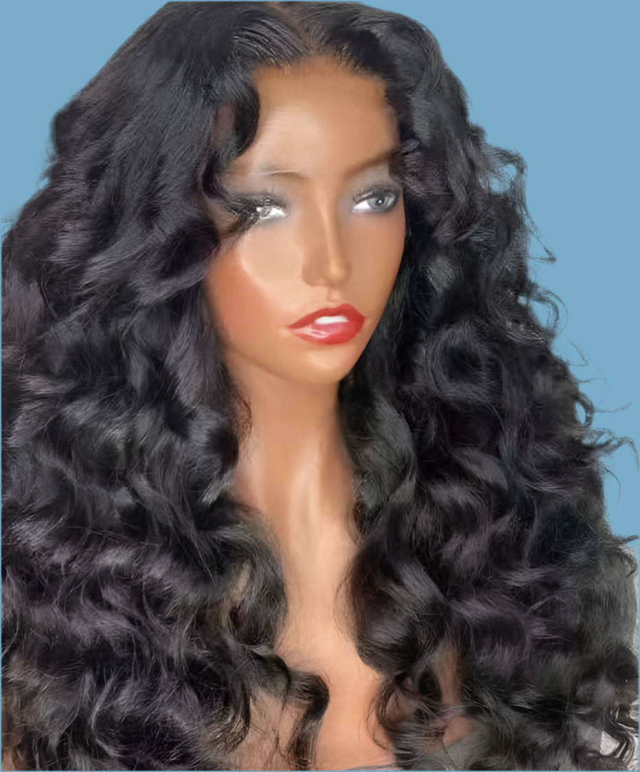 Loose Deep Wave Virgin Human Hair HD Transparent Pre Plucked Lace Frontal Loose Deep Wave Body Wave Wig Human Hair