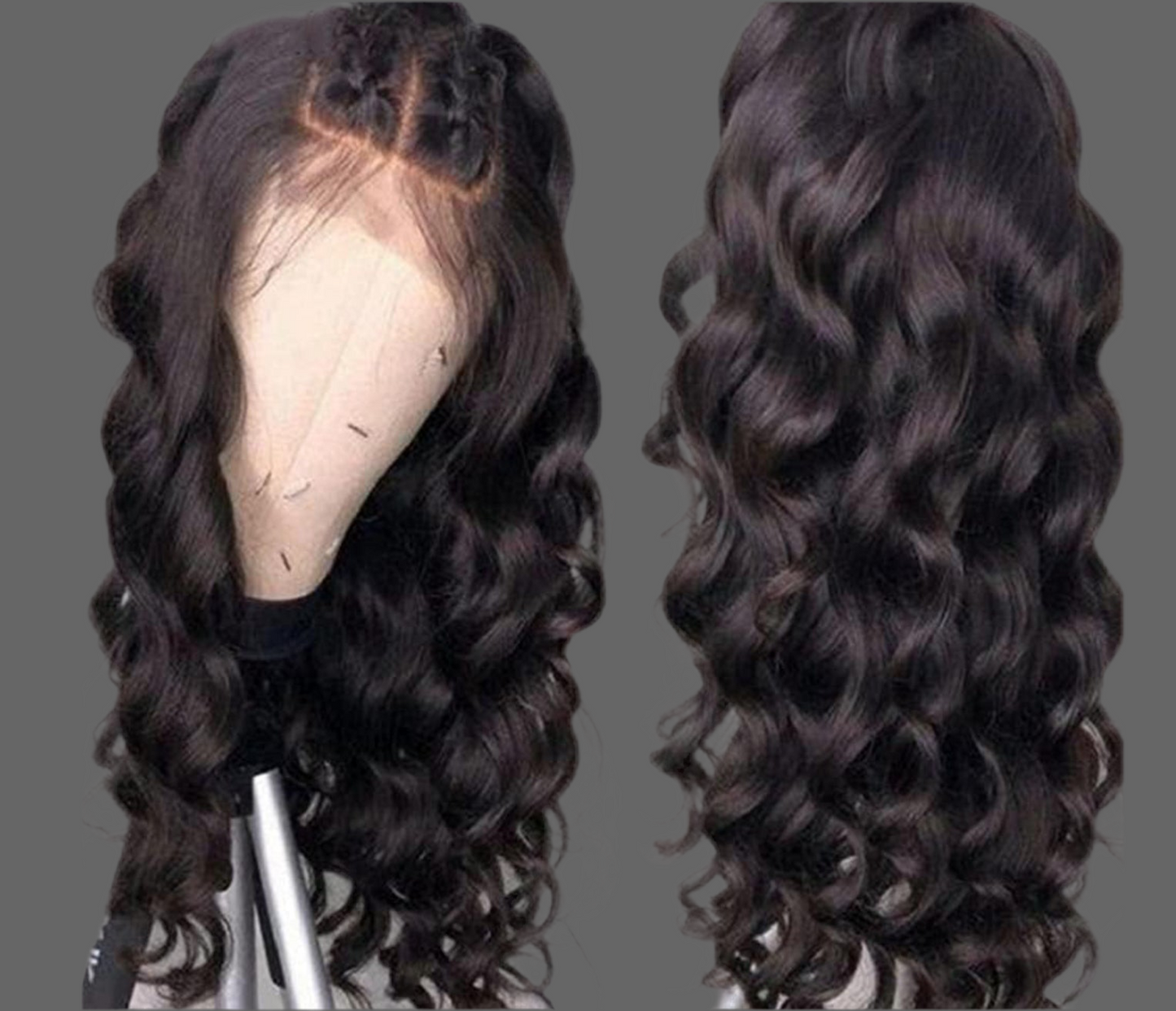 Loose Deep Wave Virgin Human Hair HD Transparent Pre Plucked Lace Frontal Loose Deep Wave Body Wave Wig Human Hair